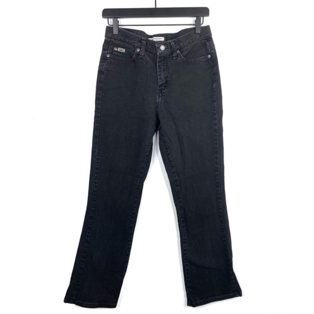 Lee Black Stretch Relaxed Boot Cut Jeans Size 6